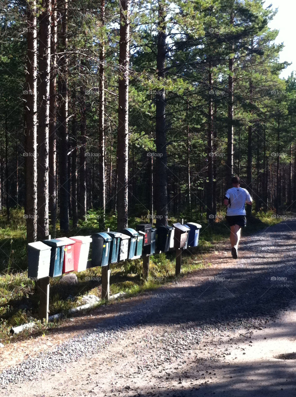 Countryside running