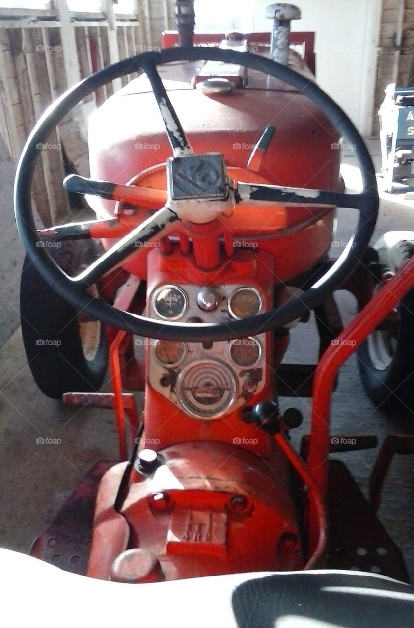 A handsome vintage Allis Chalmers tractor circa 1960’s. 