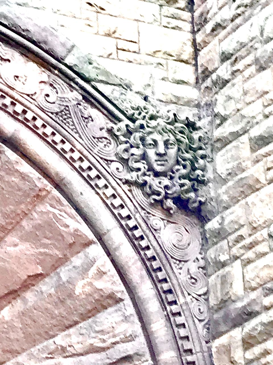 Carved stone detail, Pillsbury Hall, University of Minnesota 