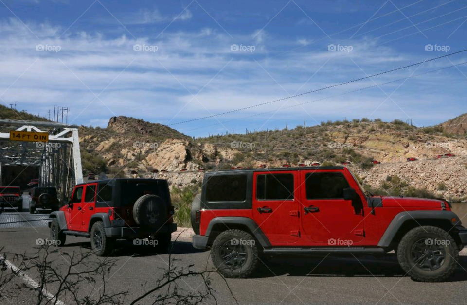 Jeep convoy; one for all and all are one!