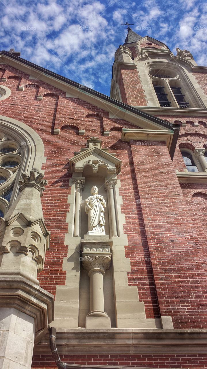 Architecture. Romanesque Style Basilica