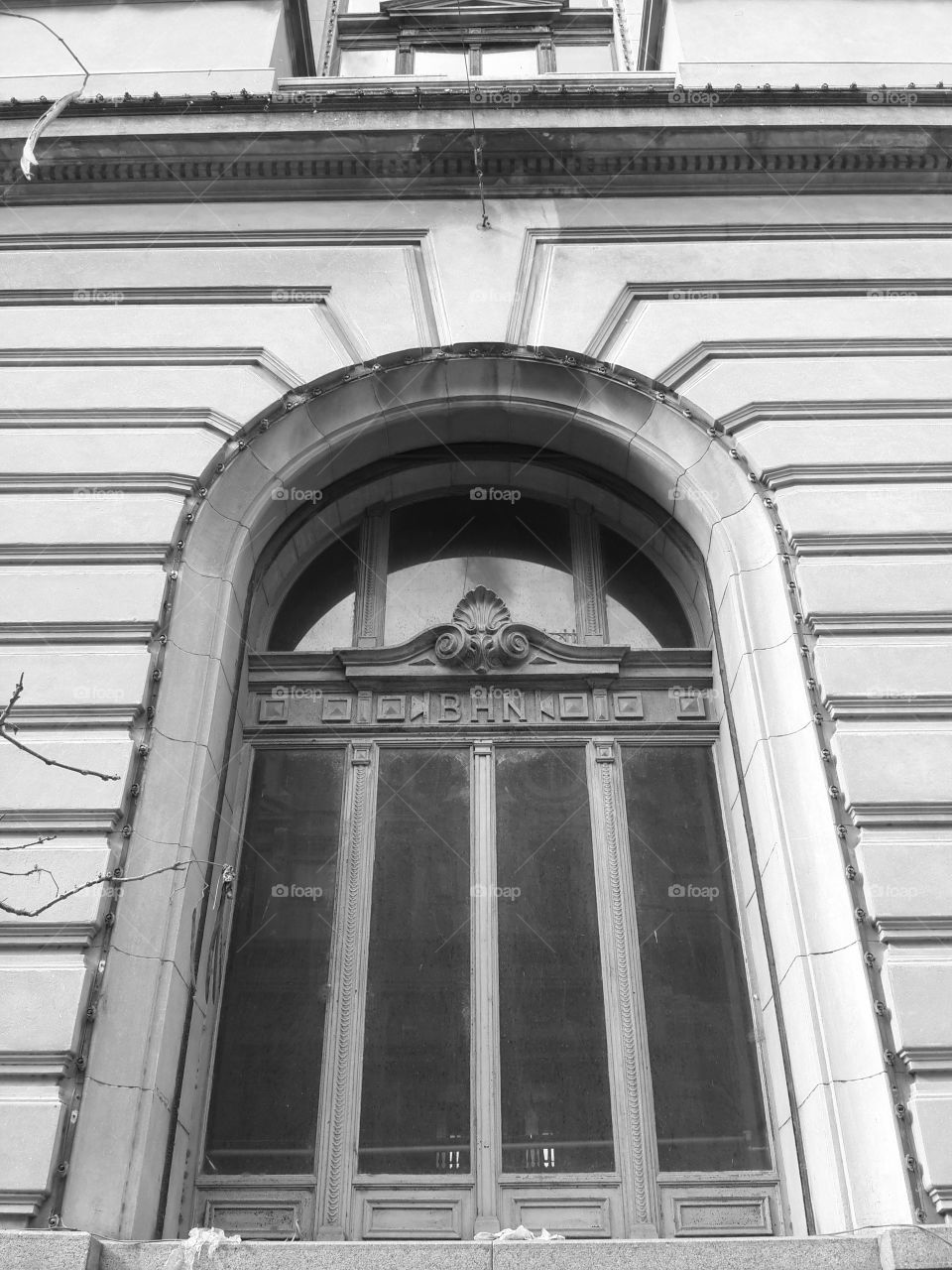 old building window