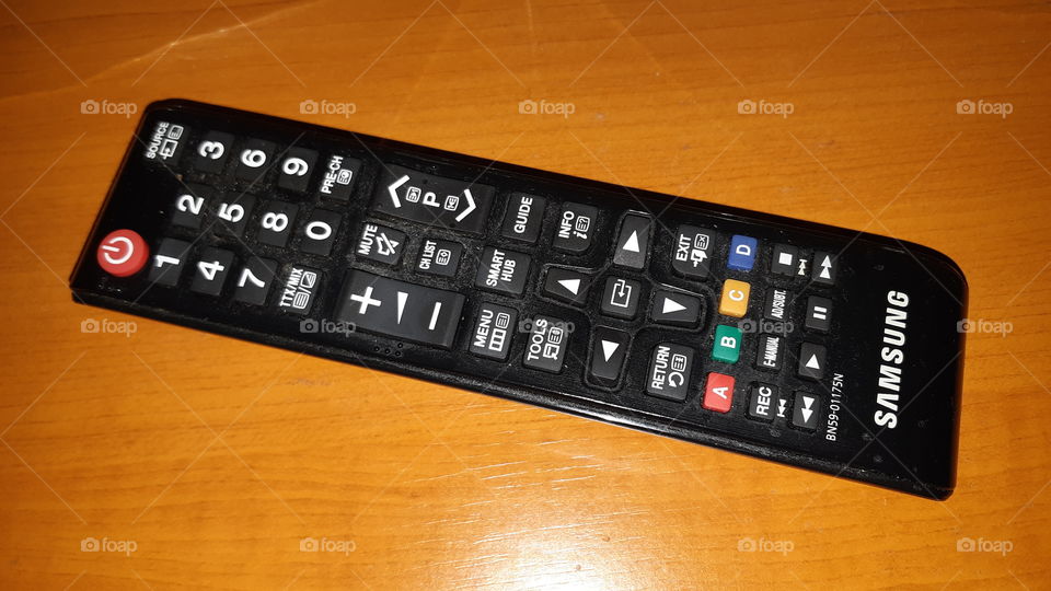 Remote control with buttons for samsung TV