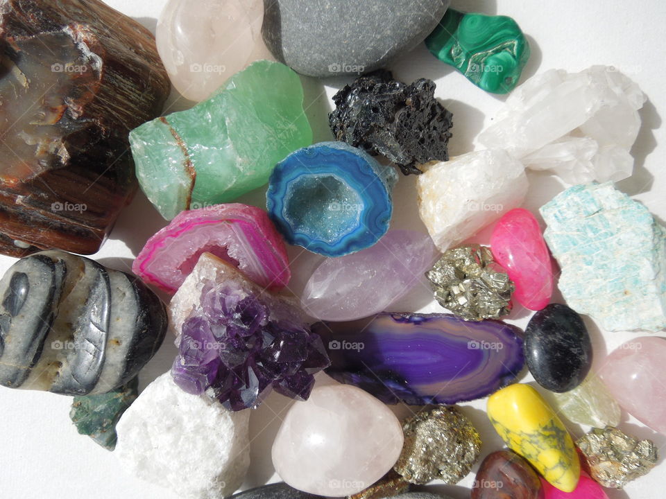 Rocks and crystals