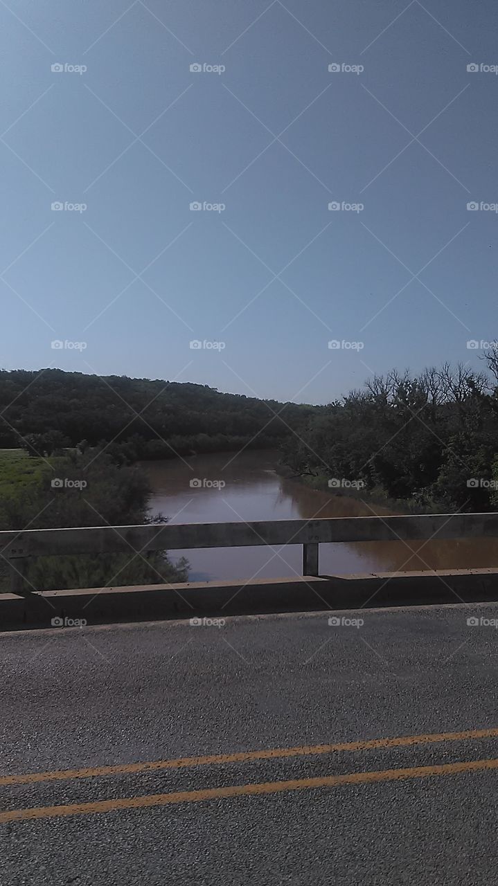 brazos river. east side of the river