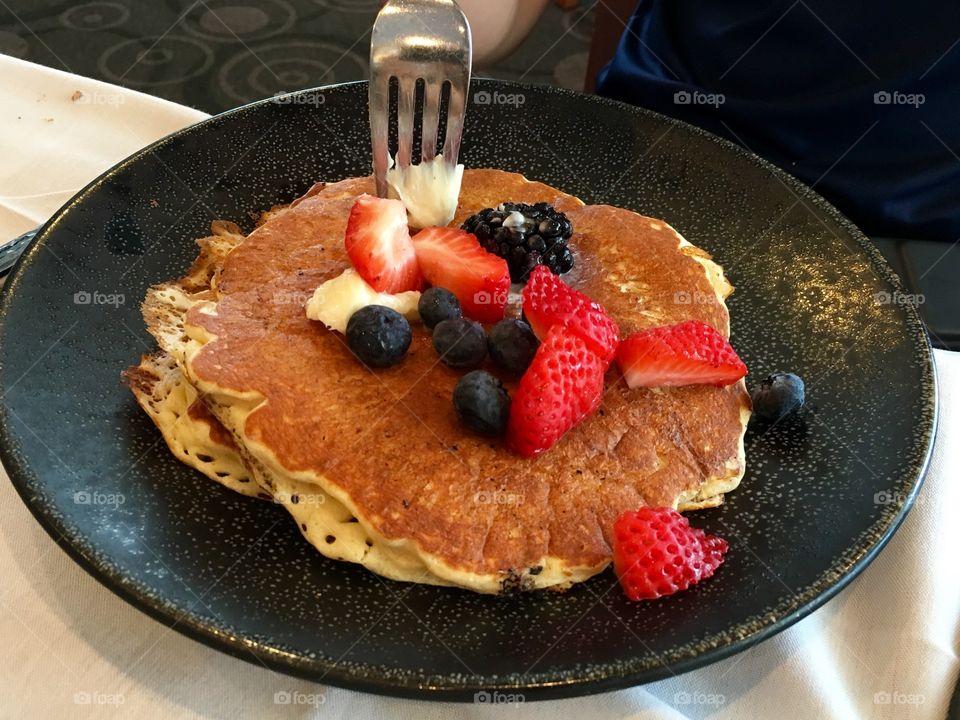 Close-up of pancake