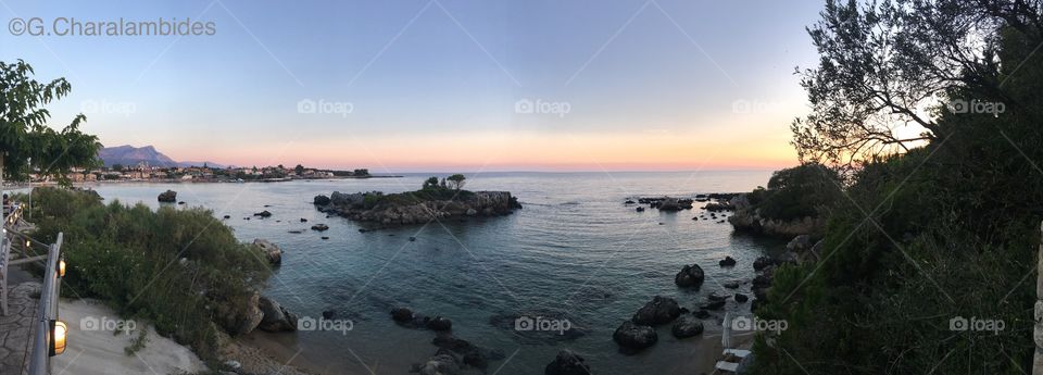 Stoupa bay, Peloponnese, Hellas