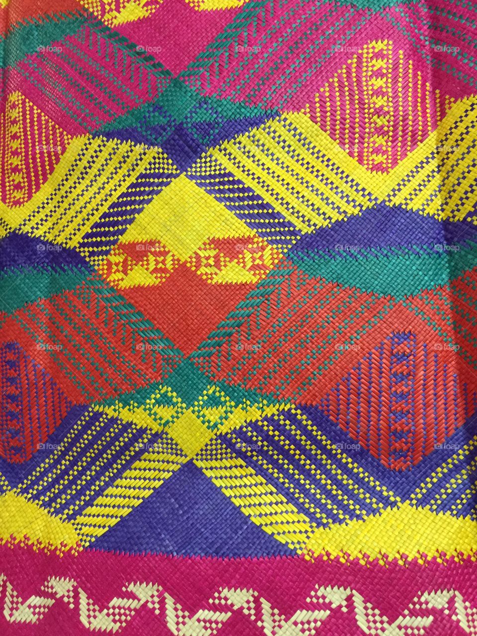 Ethnic weave Color pattern 