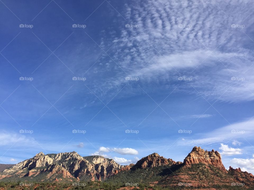 Sedona on a clear day 