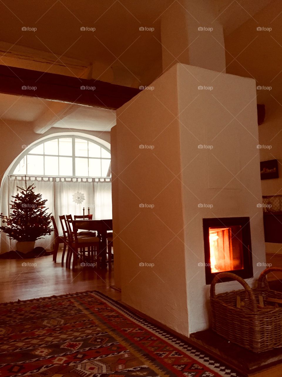 Winter living room 