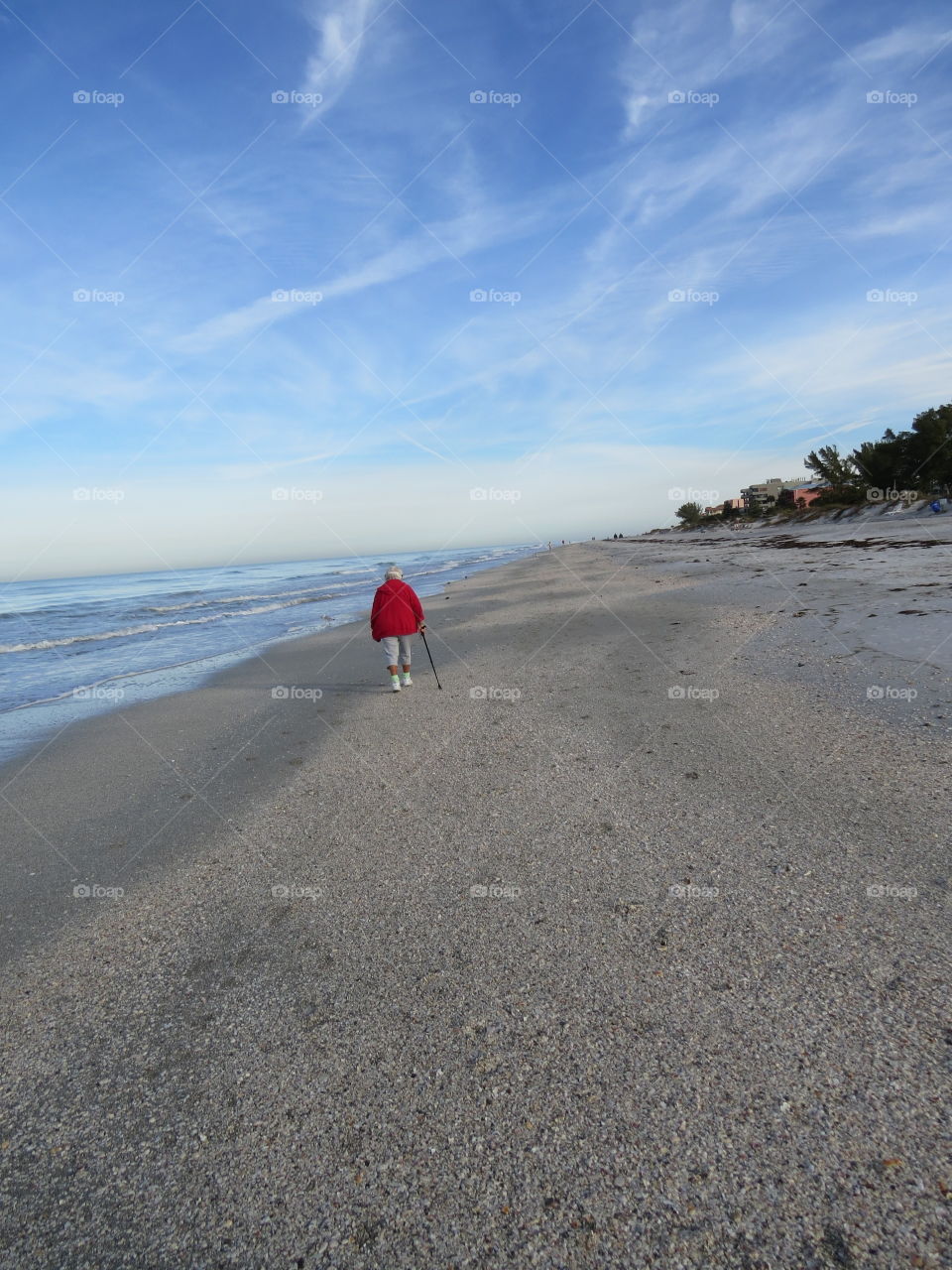 Your never too old to enjoy the simplicity of life.  Early morning walk and collecting shells. Good for all ages.