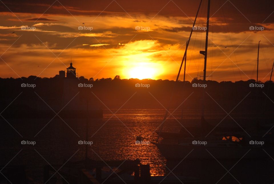Sunset, Dawn, Evening, Silhouette, Beach
