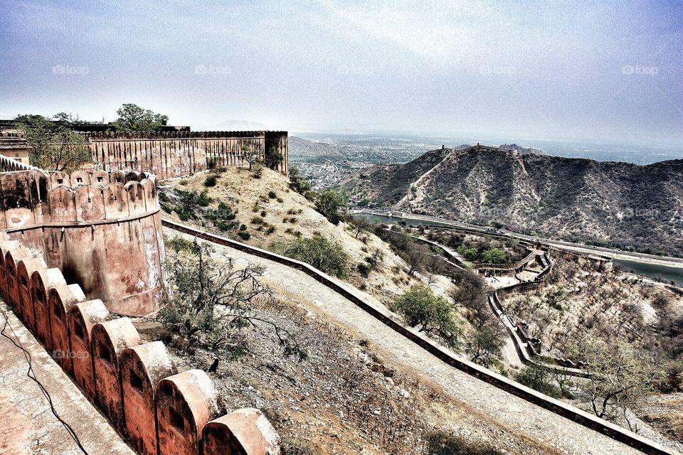 Amer Fort, Palace in India . Amer Fort, Palace in India 