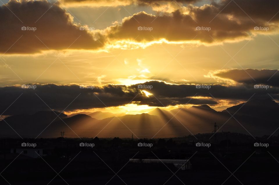 Sunset, Dawn, Evening, Sun, Landscape