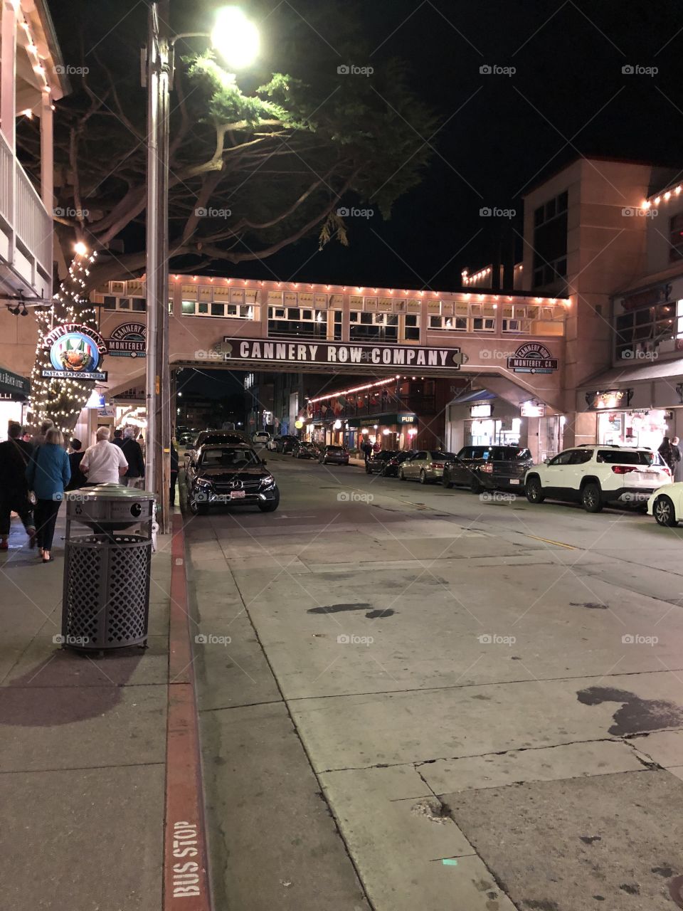 Cannery Row at Night