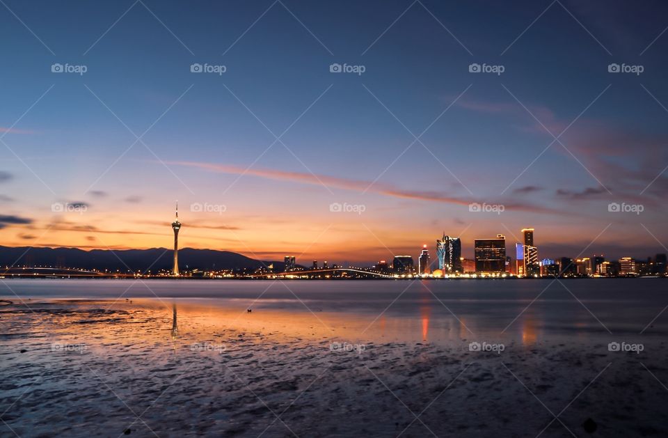 Twilights at the Macau Peninsula... from golden Hour to Blue hour moments..