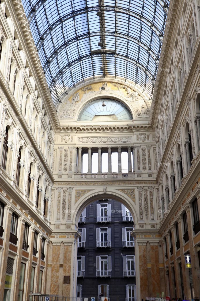 Galleria Alberto Napoli view outside 