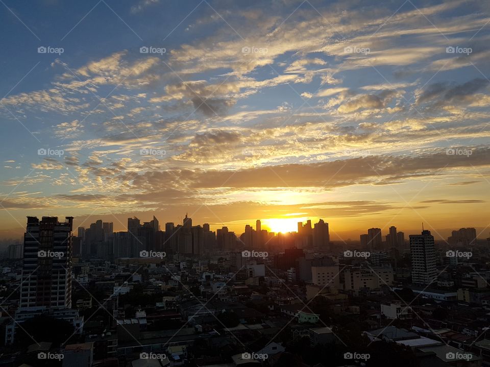 Sunrise Over Makati