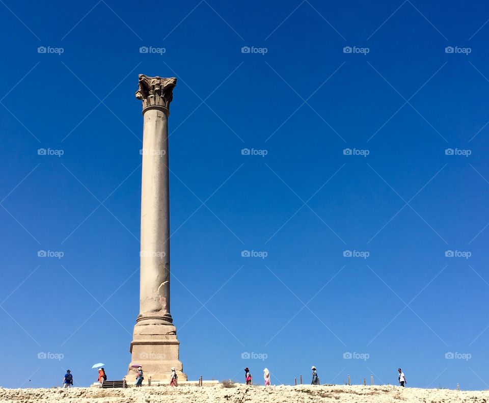 Pompey's Pillar zoomed out