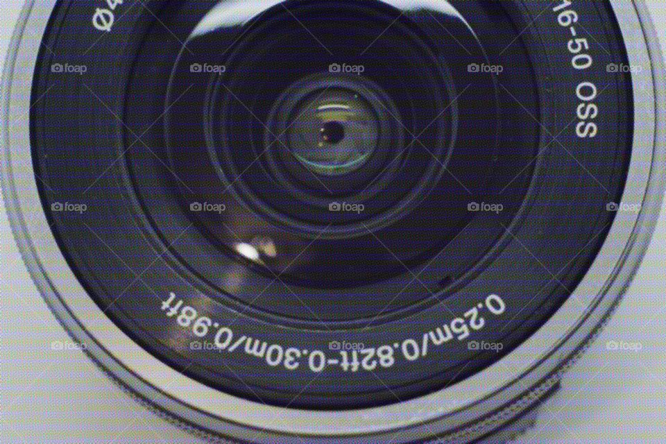 Lens aperture and closed