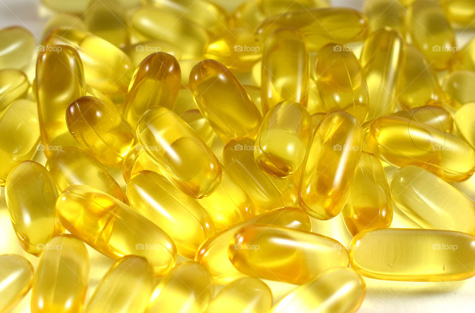 Cod liver oil capsules