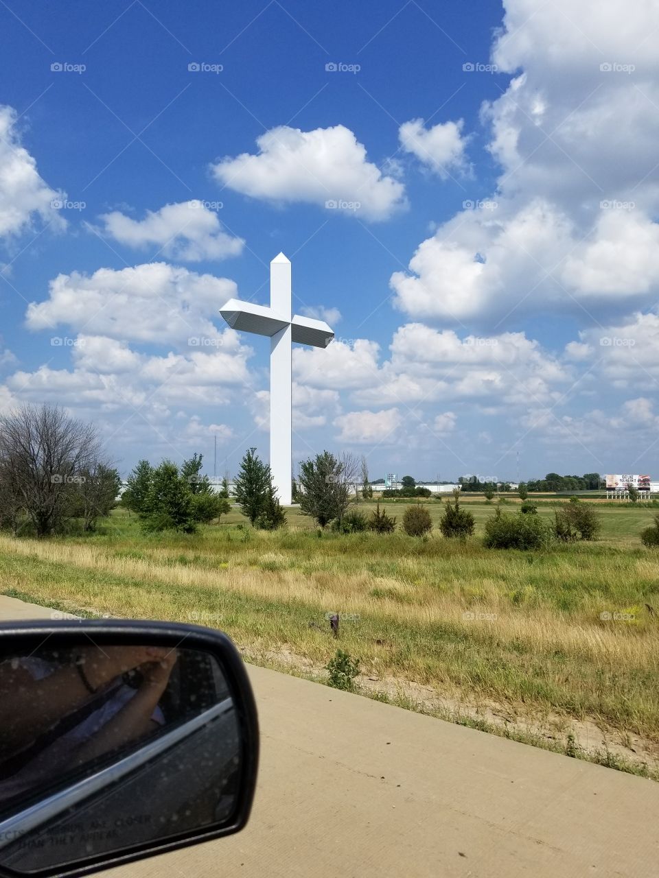 Cross in the clouds
