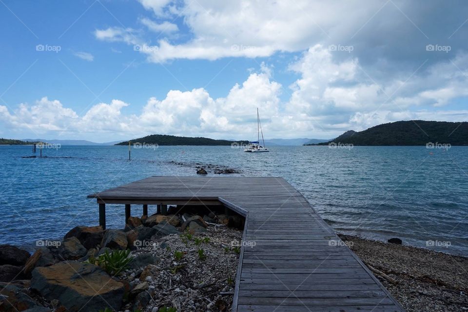 Helipad in the Whitsundays 