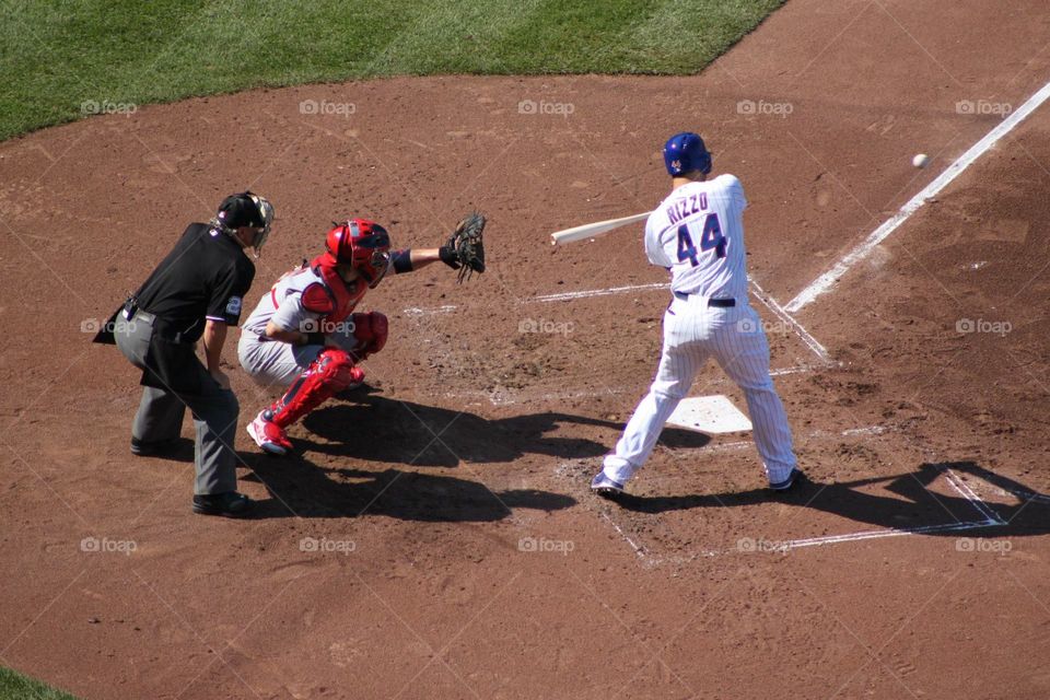 Rizzo at bat