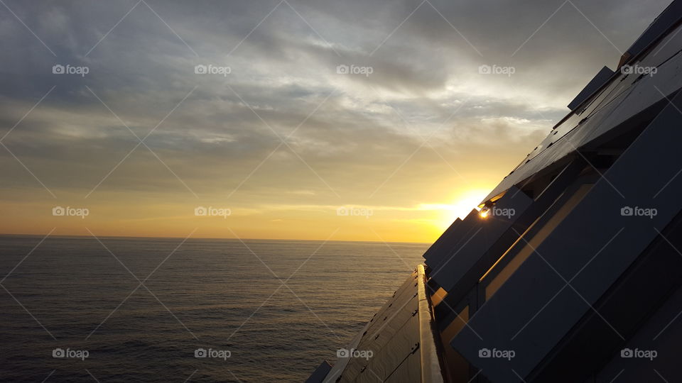Sunset On Cruise