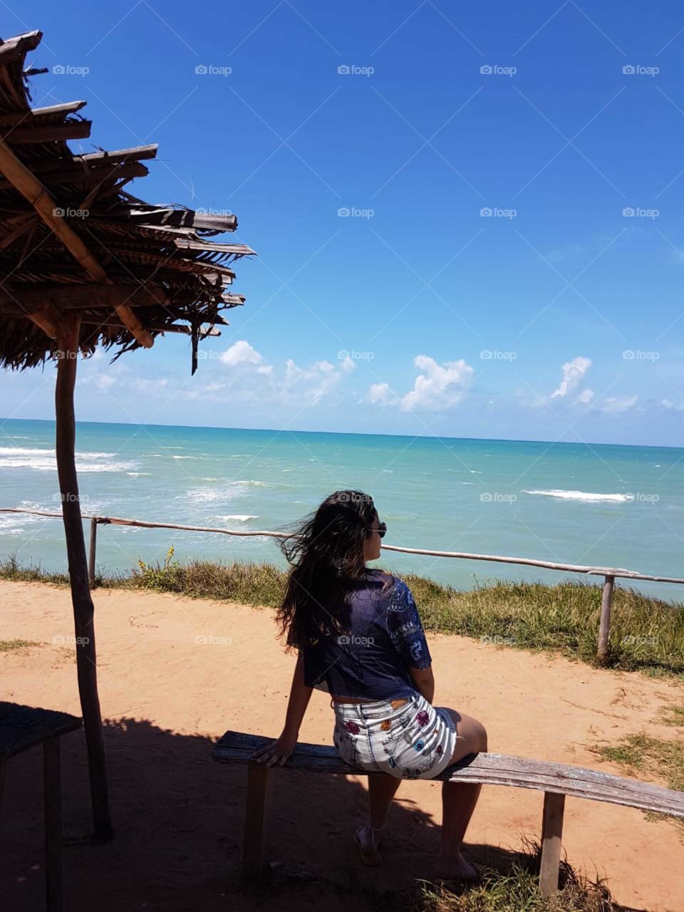 Summer vibes! Enjoying the view and the sun