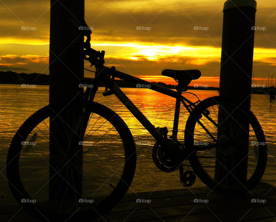 Peddle Power. There is a great sense of accomplishment when you end a bike ride and be mesmerized by the sun  93billion miles away.