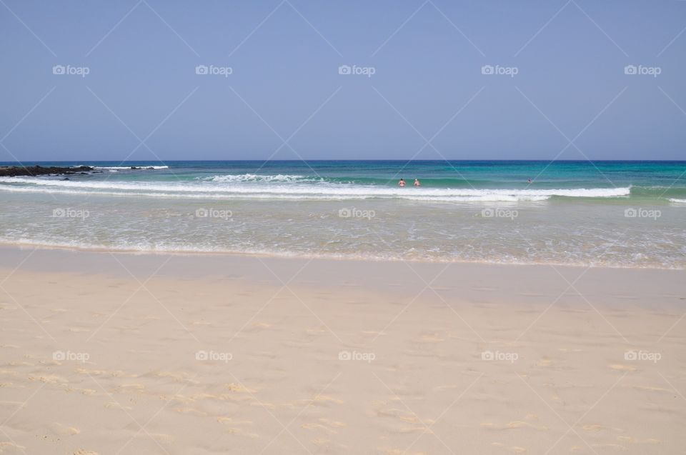 Fuerteventura canary island view 