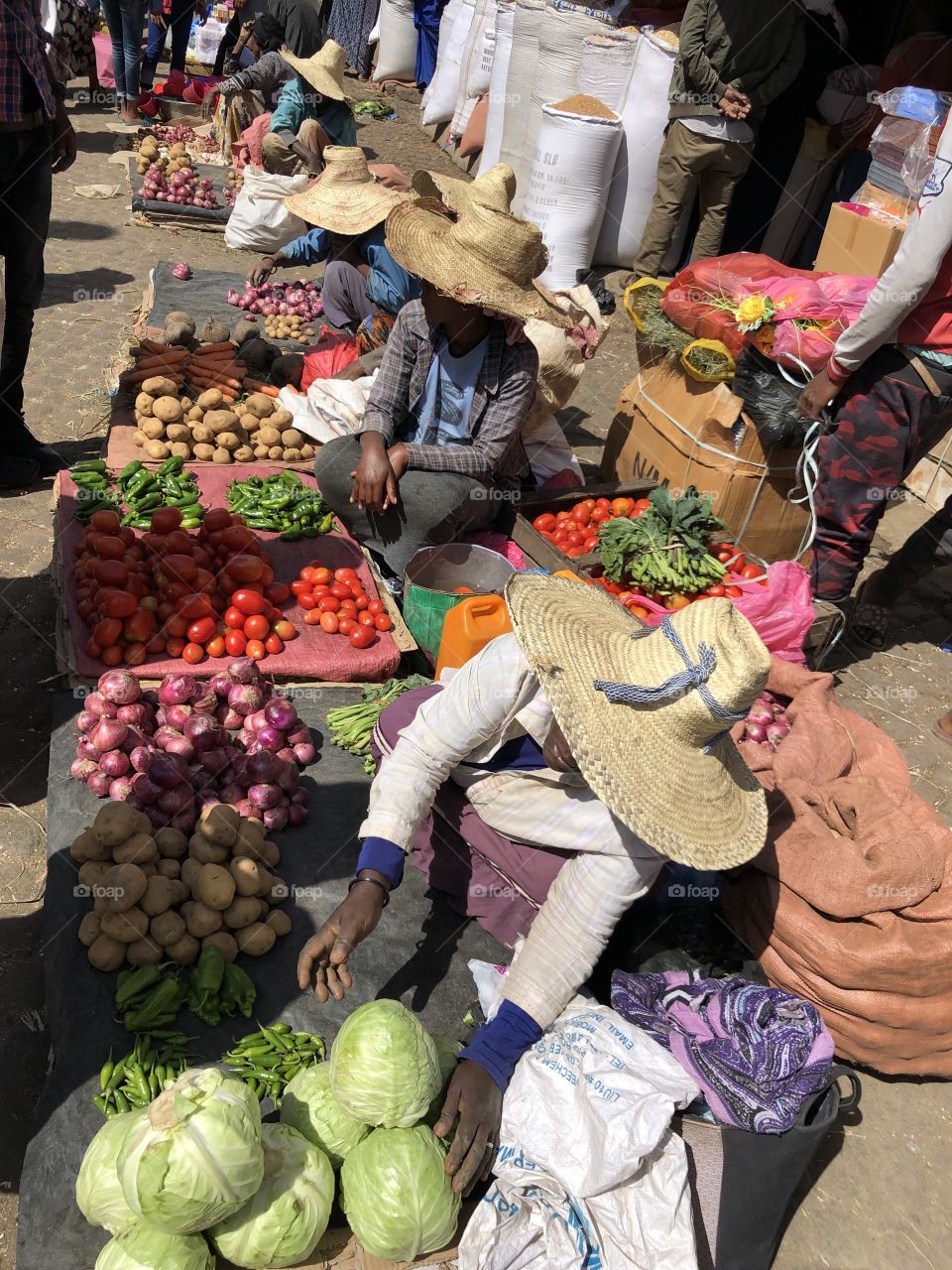 Addis Abeba - Mercato - biggest market in Africa 