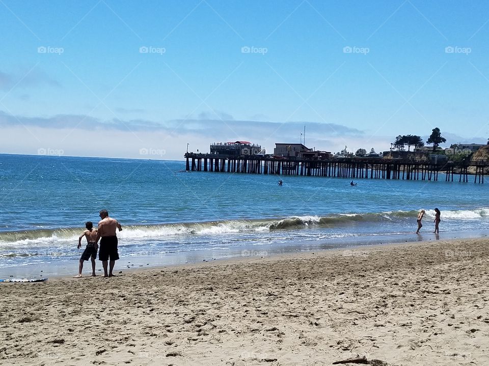 beach summer vacation