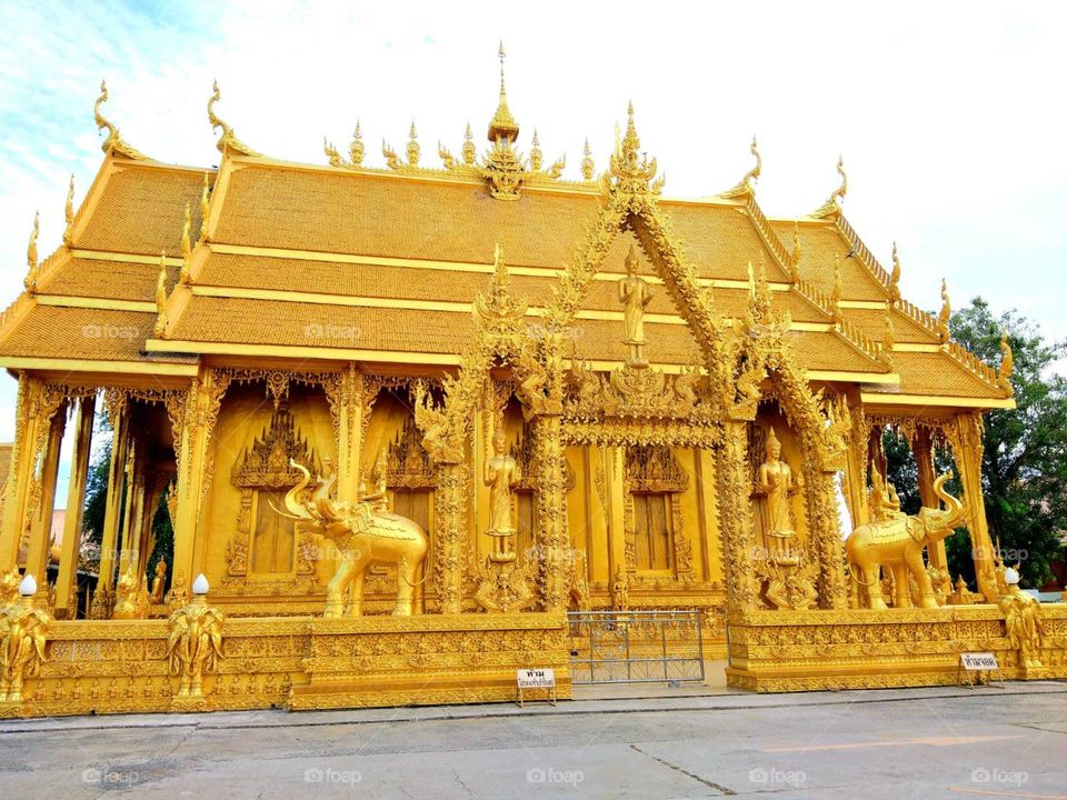 Golden Temple in Thailand.