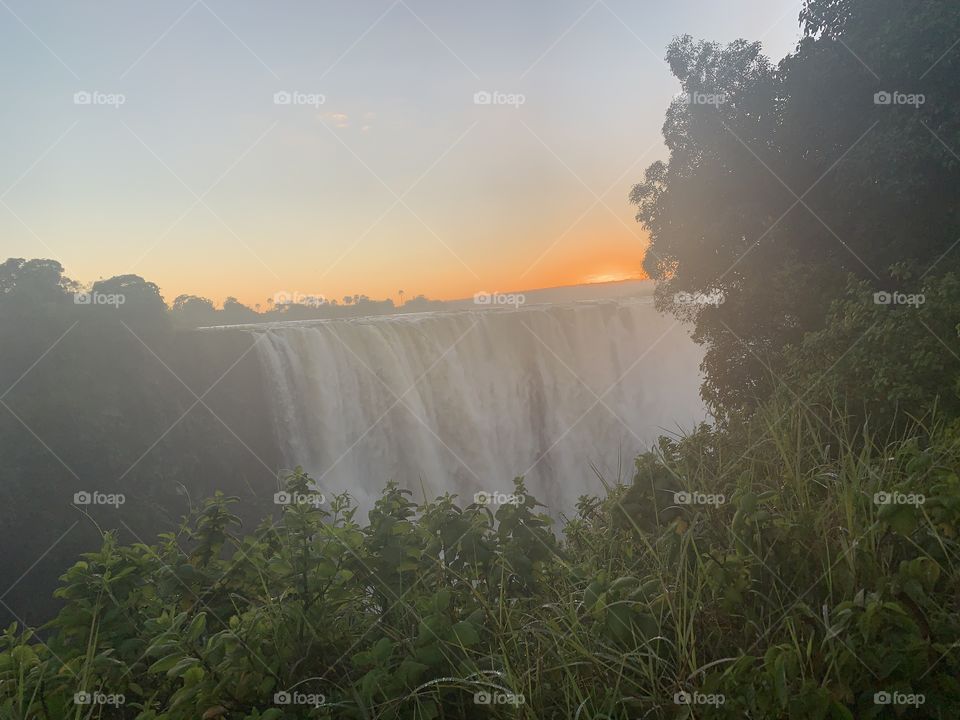 Waterfall Sunrise 