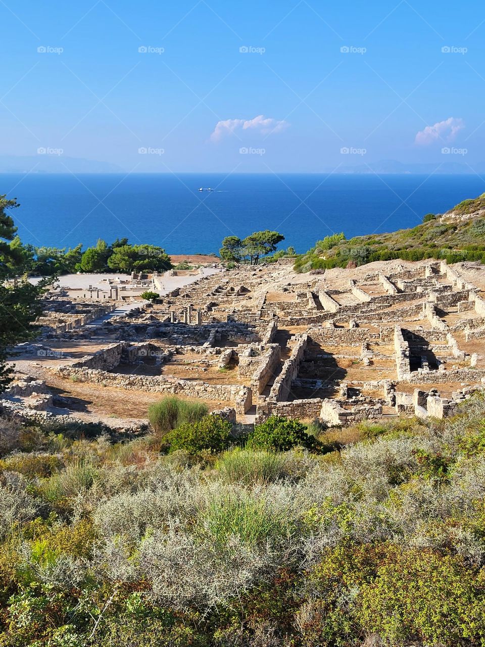 ancient ruins in Rhodes
