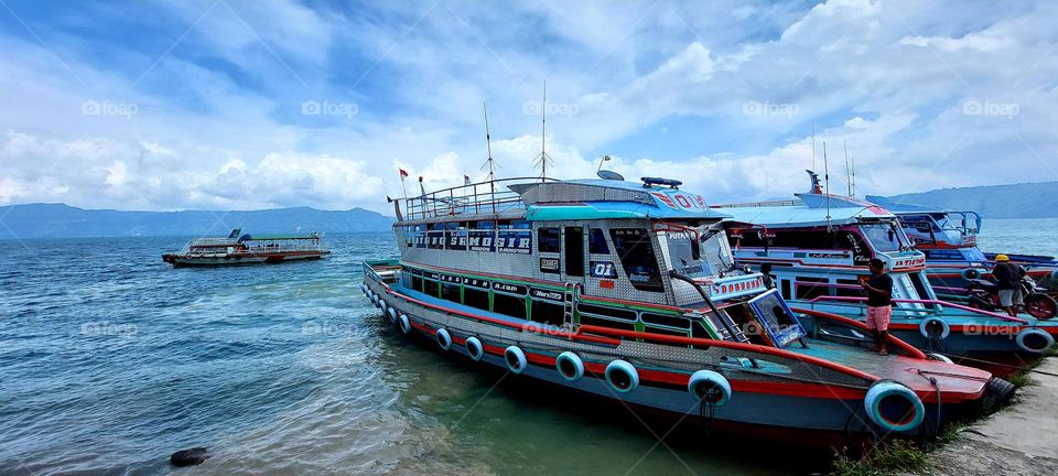 Tomok Harbour at Lake Toba