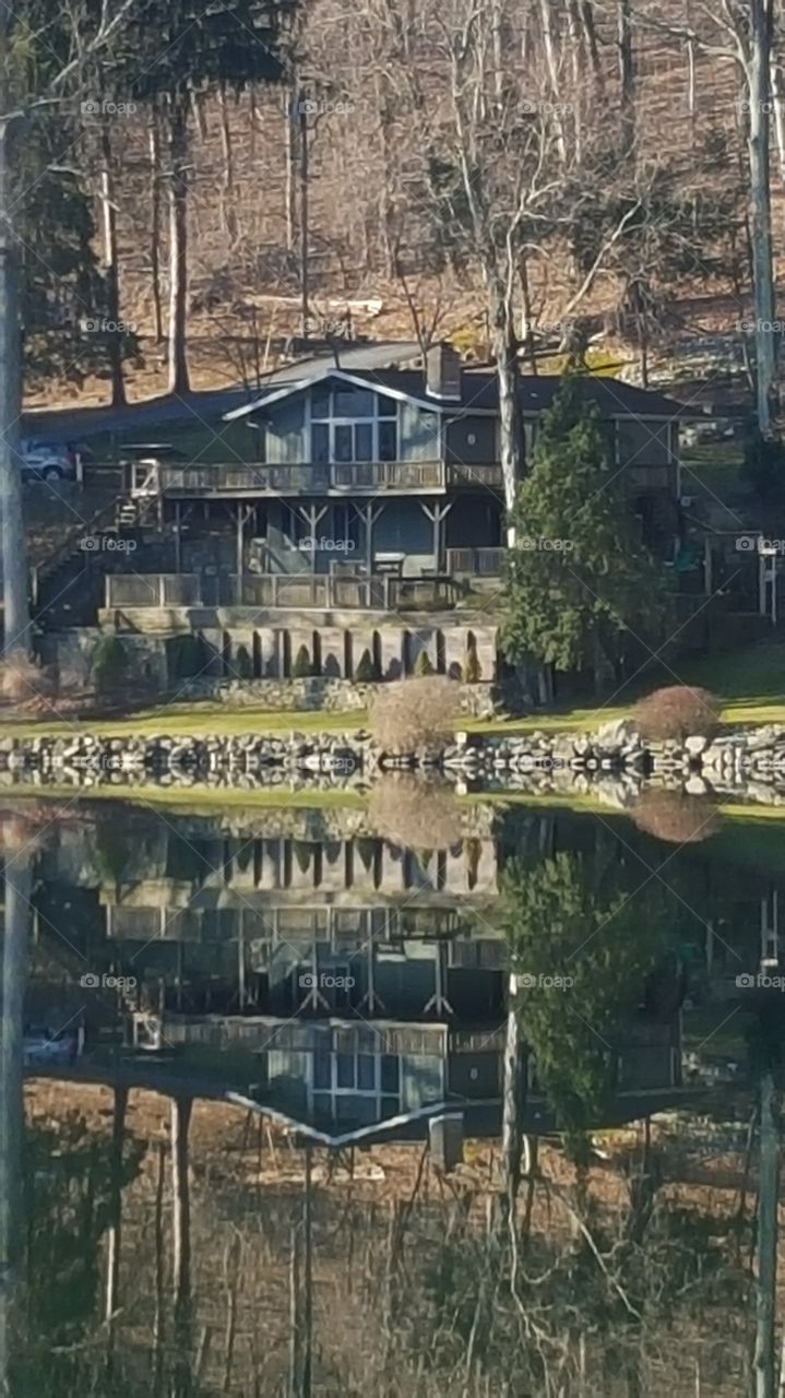 house on the lake