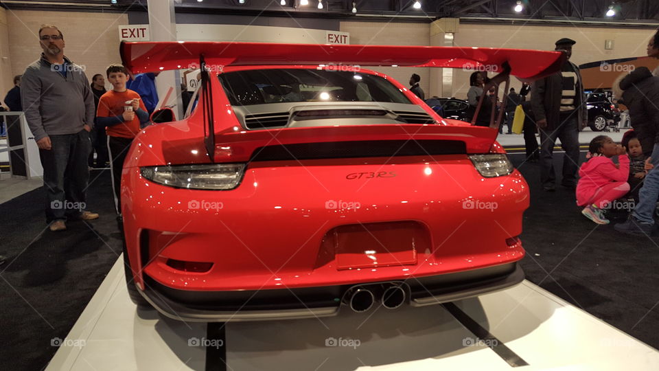 Porsche GT3RS at the Philadelphia Auto Show