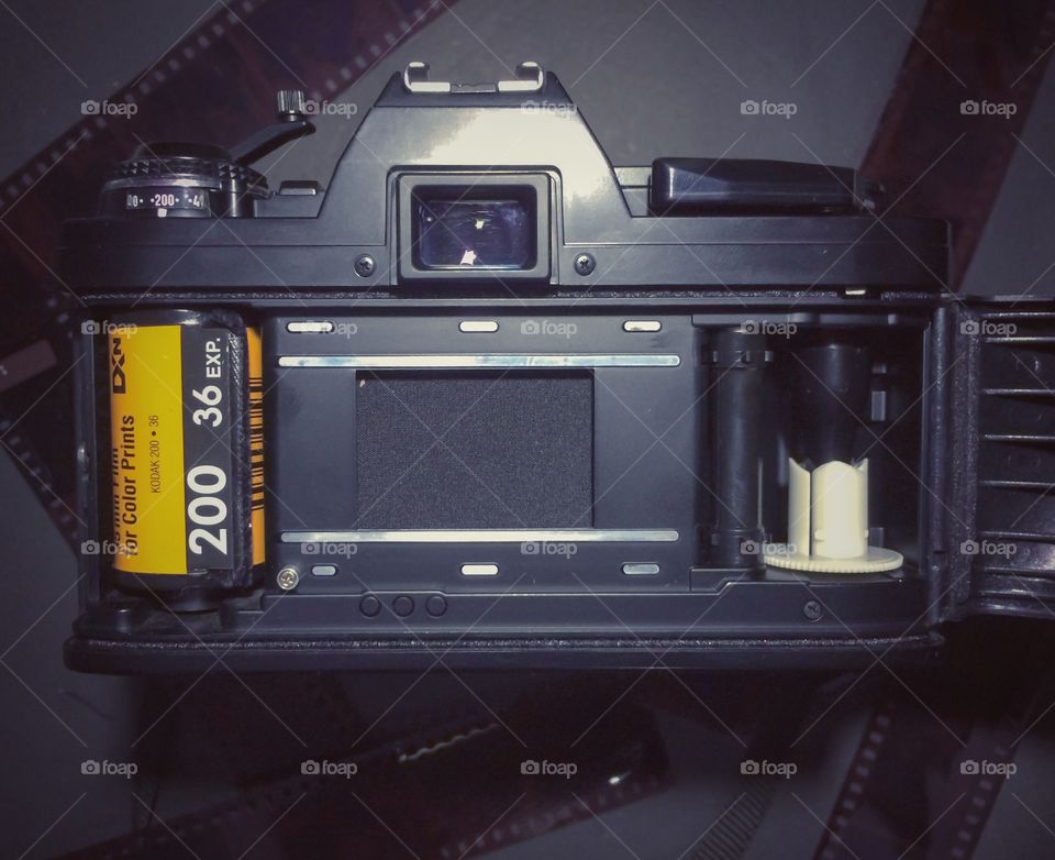 Backside analog camera