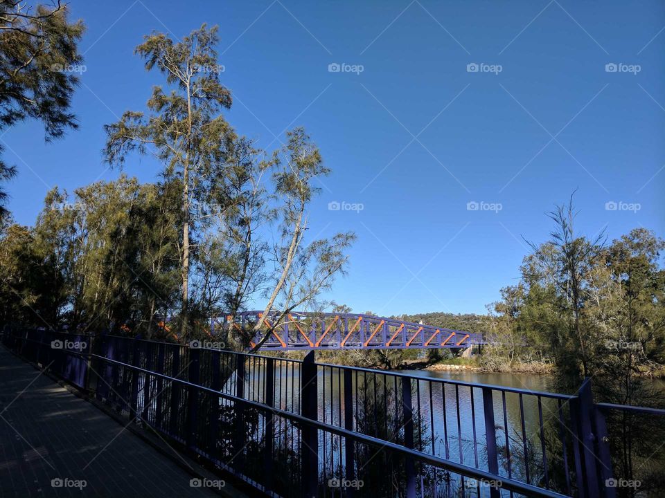 Walking Trail across the water