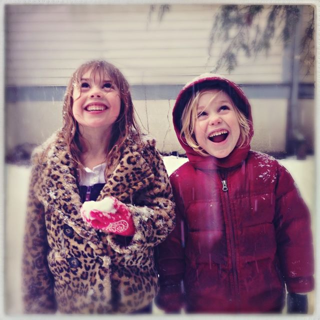 Twins. Snow