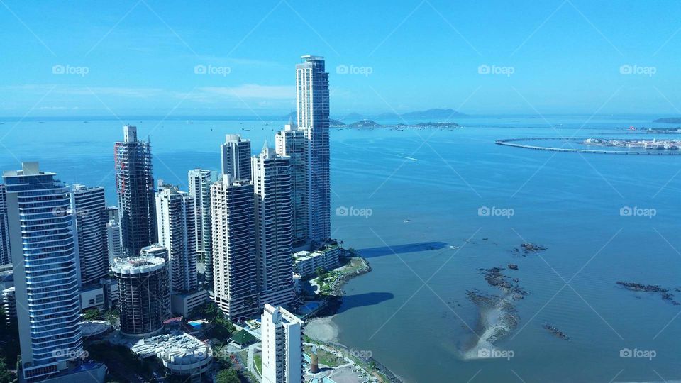 Panama City from above