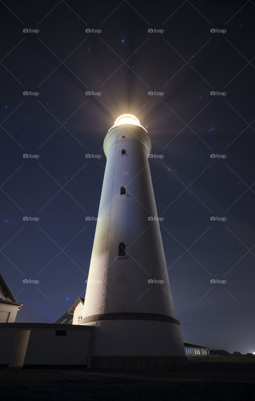 In Hirtshals, northern part of Denmark, the lighthouse always provides a light in the dark.  It was built in 1863, but was not electrified until 1939🇩🇰