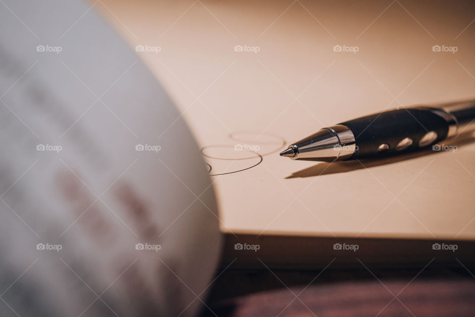 A pen that deliberately writes feelings on paper.