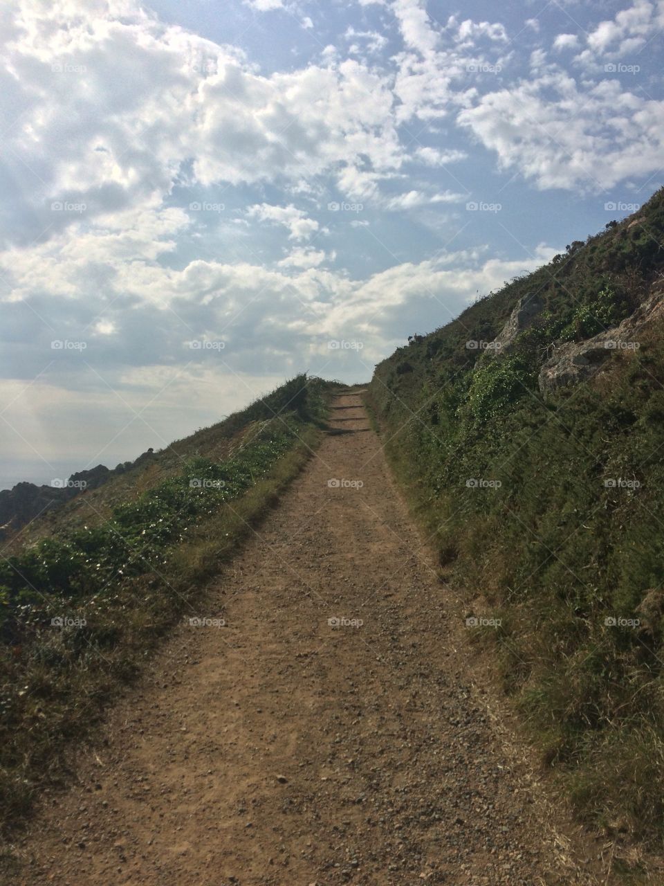 Cliff path walk, Guernsey