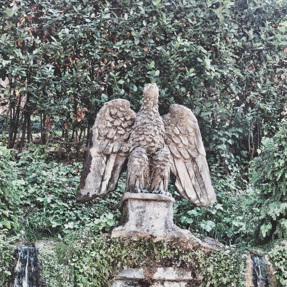 Tivoli gardens in Lazio