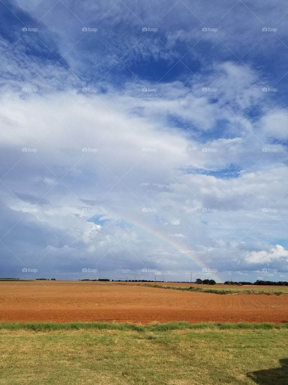 rainbow before the rain
