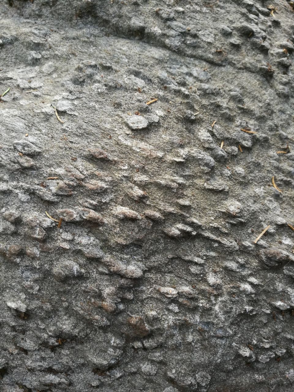 Interesting granite rock structure